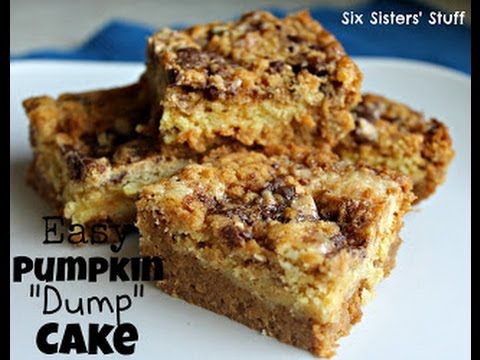Pumpkin Dumpcake | Dessert | Six Sisters Stuff