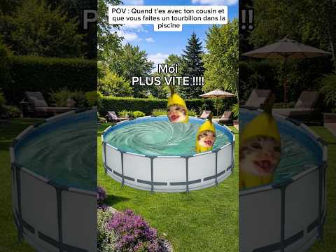 POV : Quand t’es avec ton cousin et que vous faites un tourbillon #humour #drôle #catmemes  #pov