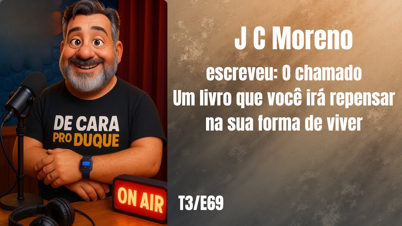 Ele escreveu um livro em 40 dias — mas a história começou muito antes — O Chamado / Escrita, conversa com JC Moreno