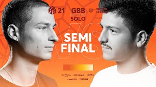 He got hurt really ?  or just kidding with footboxg 🤣（00:03:16 - 00:10:26） - FootboxG 🇧🇪 vs RIVER' 🇫🇷 | GRAND BEATBOX BATTLE 2021: WORLD LEAGUE | Semi Final