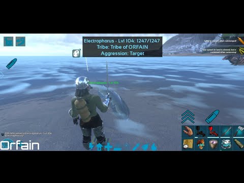 Electropus Taming Tutorial In Ark Mobile