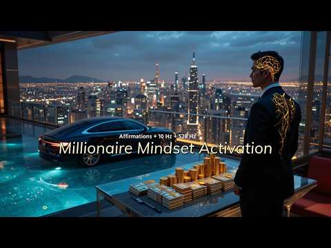Millionaire Mindset Activation (Affirmations + 10 Hz + 528 Hz)
