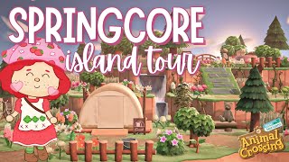 Springcore + Forestcore Island Tour | Cozy Cottagecore Getaway! ACNH | Animal Crossing New Horizons