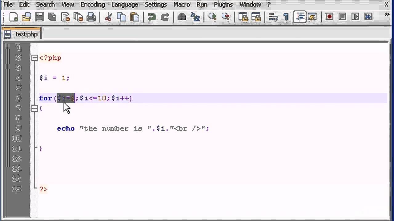 13  For and Foreach Loop (Section PHP & MySQL)