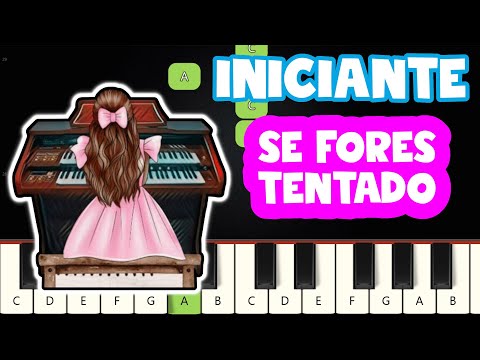 Se Fores Tentado - Hino CCB 247 | Piano e Teclado Iniciante | Nível Fácil | Tutorial