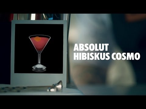 ABSOLUT HIBISKUS COSMO DRINK RECIPE - HOW TO MIX