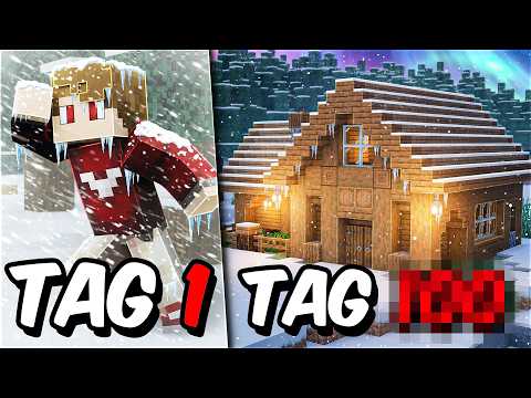 Will I survive the freezing winter world? | Minecraft Hardcore