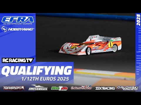 Qualifying Day 1 - EFRA 1/12th European Championships 2025 Presented by Hobbywing