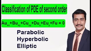 Classification of partial differential equations of second order explained basic concept of chapter