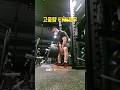 고중량 티바로우 / T-bar row / 등 운동은 고중량! #shorts #backworkout