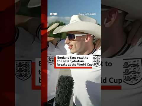 Hydration breaks are ‘like the Americanisation of football.’ #WorldCup #Football #BBCNews
