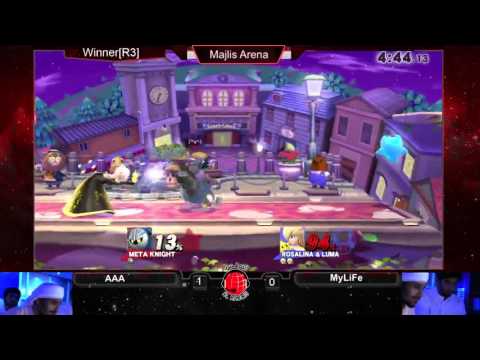 SSB4 @ Al Majlis 15/1: AAA (C. Falcon, Meta Knight) vs MyLife (Rosalina) - WR3