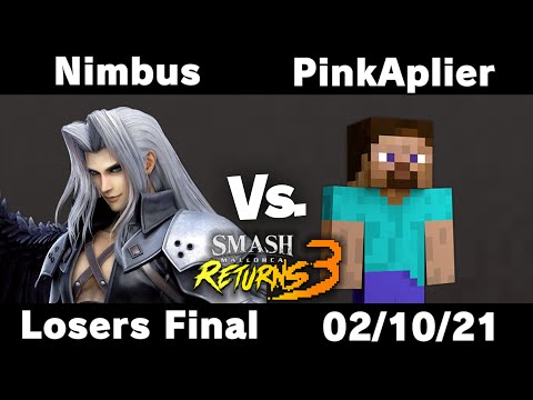 Smash Mallorca Returns 3 - Losers Final - Nimbus (Sephiroth, Dr. Mario) VS PinkAplier (Steve)