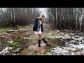 Authentic Christian Dior Boots In Mud And Swamp Waterproof Test For Dior Boots 1646