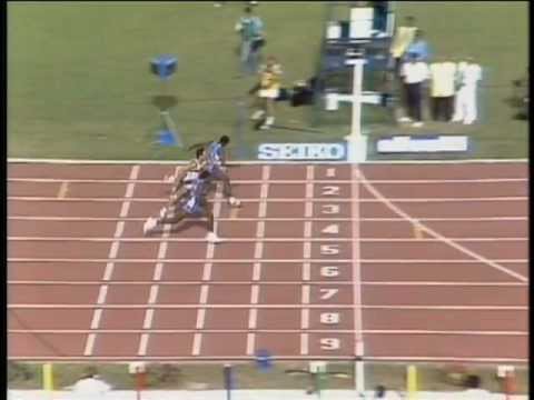 Closest Ever Finish!!Ed Moses-World Championships,Rome,1987. 400m.H.