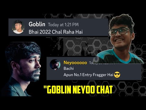 Neyoo chat with Goblin After Controversy... 😧
