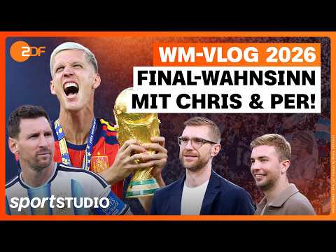 Video Thumbnail: Spanien olé! Mit Kramer & Mertesacker beim WM-Finale in NYC | Vlog | sportstudio