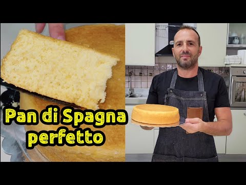 Pan di Spagna perfetto fatto in casa.Ricetta naturale senza lievito