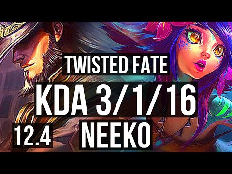TF vs NEEKO (MID) | 3/1/16, 2.5M mastery, 500+ games | KR Grandmaster | 12.4