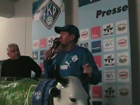 Pressekonferenz nach dem Spiel gegen Neunkirchen