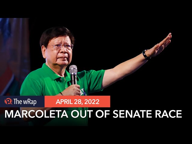 ABS-CBN franchise killer Rodante Marcoleta withdraws from senatorial race