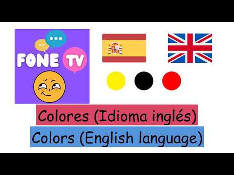 Colores (Idioma inglés) (es-en)