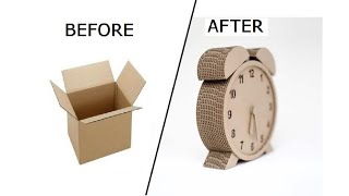 Cardboard Clock | Easy Cardboard Make | Mr A