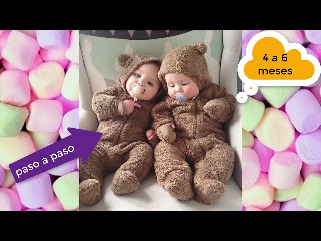Vídeo relacionado con LUVCES Conjunto de 3 Piezas para Bebés Niño de Otoño Mono de Dibujos Animados + Babero con Pantalones a Bretelles de Oso y Cachorro Ropa de Primavera Traje 3Pcs oso pardo rayado 6-12 Meses