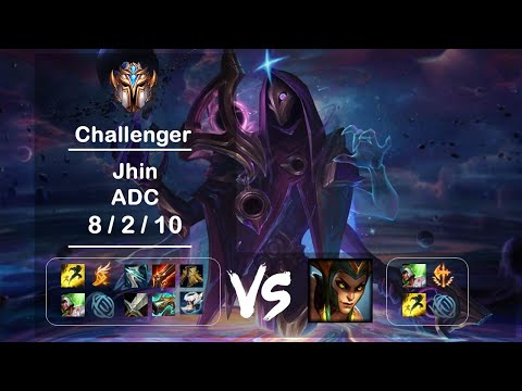 ADC Jhin vs Cassiopeia KR Challenger Patch 12.9