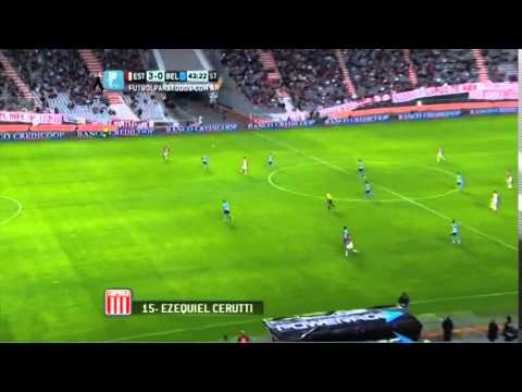 Gol Ezequiel Cerutti, Estudiantes 3-0 Belgrano