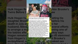 Hulk Hogan Refused to Meet Daughter Brooke&#39;s Twins Before Death, Says Son-in-Law #HulkHogan