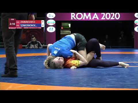 GOLD Women's GP No-Gi - 58 kg: O. ZHURAVLEVA (RUS) v. Z. SZAWERNOWSKA (POL)
