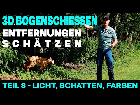 3D Bogenschießen Entfernungen schätzen -  Licht, Schatten, Farben