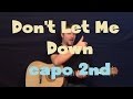Don't Let Me Down (The Beatles) Guitar Lesson ...