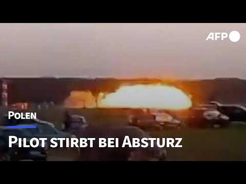 Polen: Pilot stirbt bei Absturz von F-16-Kampfjet | AFP