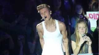 Justin Bieber - Out Of Town Girl - live Manchester 22 february 2013 - HD