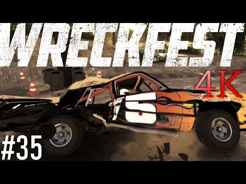 [Wreckfest Gameplay] Complete Career #35 Outlaw Onslaught REPLAY 4K Without Comments