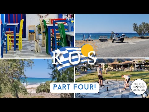 KOS - PART 4! || AKTI BEACH CLUB | Beach, Swimming & Food! | Family Travel Vlog