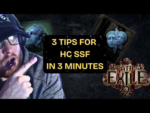 3 Hardcore SSF Tips in 3 Minutes! (Path of Exile 2)