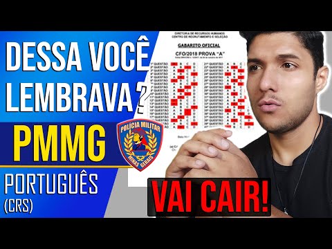 Essa Sim Confundiu Muita Gente - Polícia Militar MG (PMMG) QUESTÃO DE PORTUGUÊS!