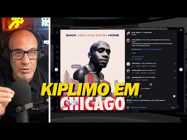 JACOB KIPLIMO LIDERARÁ a ELITE da MARATONA DE CHICAGO