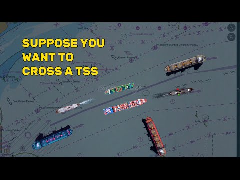 How to properly cross the Traffic Separation Scheme (TSS) - COLREG RULE 10