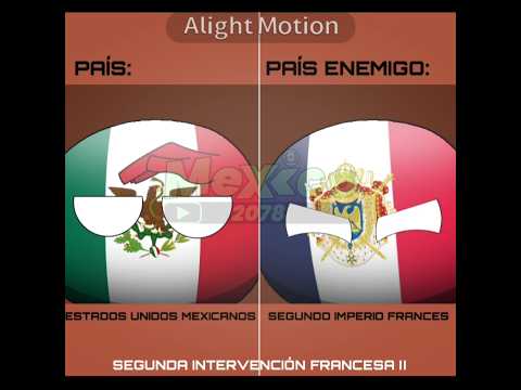 Las Guerras de México... [Kronos Terminated Trend] #alightmotion #countryballs #animation #trend