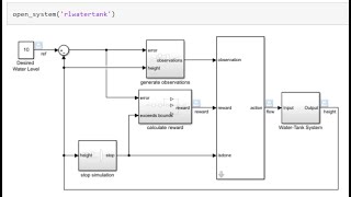 Download the video "Creating Simulink reinforcement learning environment and training agent walkthrough"