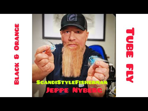 Classic Salmon colors for Atlantic/Baltic Salmon! Black & Orange Tube Fly! Fly Tying Tutorial! SBS!