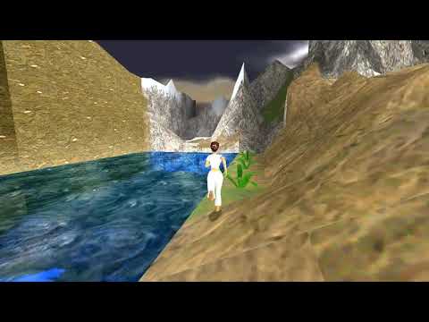 TRLE 2004.12.11 - LB Advent Calendar 2004 - Lara in the Mountains 2