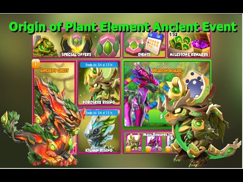 Origin of Plant Element Ancient Event-Dragon Mania Legends | Dragon Board Event | DML