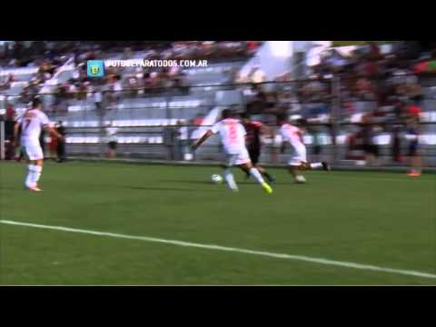 Gol de Bértoli. Patronato 1 - Huracán 0. Fecha 15. B Nacional. Fútbol Para Todos