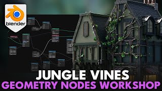 Geometry Nodes Workshop: Jungle Vines video thumbnail