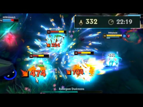 "Aphelios, how do you have 300 cs at 20 minutes!?"